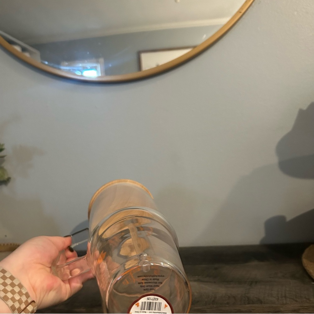 NEW Hobby Lobby Hello Pumpkin Glass Tumbler - Picture 4 of 4
